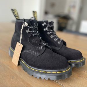 NWT Repello Calf Suede Dr. Marten Ankle Boots